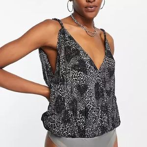 Free people Siren Song Wrap Surplice V-Neck Sleeveless Bodysuit